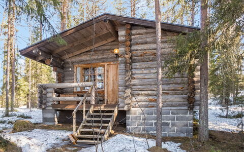 Retkietappi Honkapirtti: Træ, Sommerhus, Bjælkehytte, Vinter, Sidespor, Skur, Garden Bygninger, Hytte, Hytte, Planke