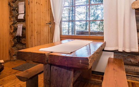 Retkietappi Honkapirtti: Træ, Sommerhus, Bjælkehytte, Skov, Skur, Garden Bygninger, Lærk, Woodland, Bejdse
