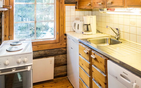 Retkietappi Honkapirtti: Træ, Sommerhus, Bjælkehytte, Skov, Skur, Garden Bygninger, Lærk, Woodland, Bejdse