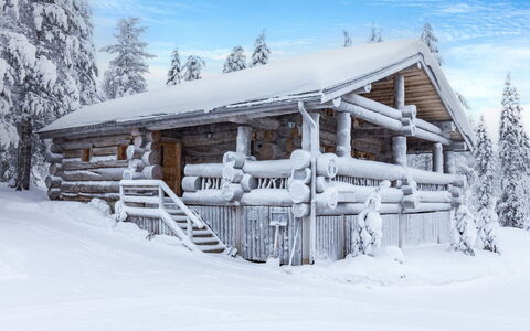 Kitka-Nokkela: Sne, Vinter, Fryser, Sommerhus, Hill Station, Lærk, Is Kappe, Glacial Landskabsform, Skisportssted