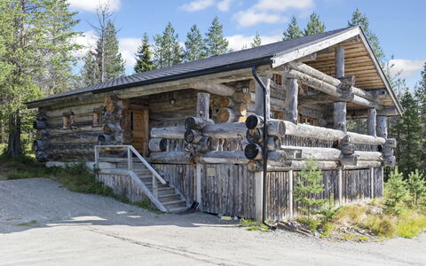 Kitka-Nokkela: Sne, Vinter, Træ, Sommerhus, Hus, Tag, Hytte, Hjem, Fryser, Bjælkehytte