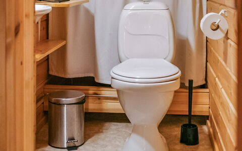 Levinstone: Toiletbræt, Toilet, Sanitærarmatur, Hårdttræ, Badeværelse, Vvs, Trægulve, Krydsfiner