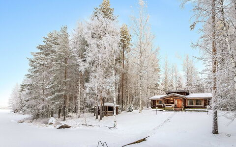 Papanmökki: Sne, Vinter, Afdeling, Træ, Træ, Sommerhus, Hus, Landskab, Hjem, Kvist
