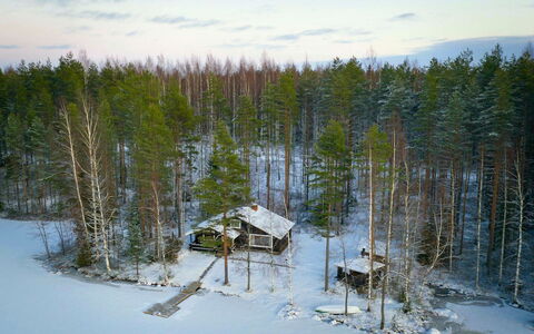 Tatunmökki: Træ, Sommerhus, Bjælkehytte, Skov, Skur, Garden Bygninger, Lærk, Woodland, Bejdse