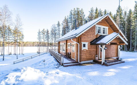 Inkeri: Træ, Sne, Vinter, Sommerhus, Fryser, Hjem, Bjælkehytte, Lærk, Sidespor