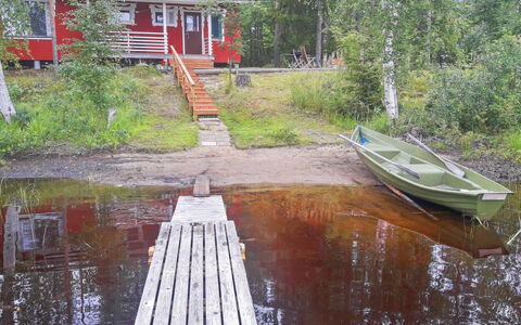 Taimisto: Træ, Vinter, Sne, Hjem, Sommerhus, Fryser, Sidespor, Bjælkehytte, Is