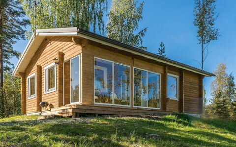 Koskenniska, Vaikon Loma 1: Træ, Sommerhus, Bejdse, Hårdttræ, Bjælkehytte, Planke, Loft, Naturmateriale, Tømmer, Garden Bygninger