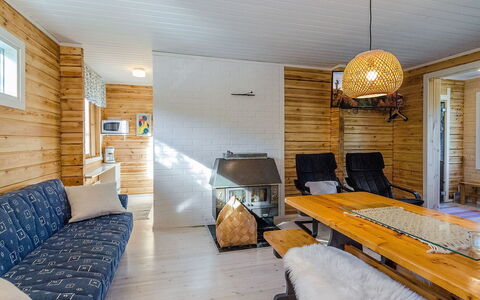 Koskenniska, Vaikon Loma 1: Træ, Sommerhus, Bejdse, Hårdttræ, Bjælkehytte, Planke, Loft, Naturmateriale, Tømmer, Garden Bygninger