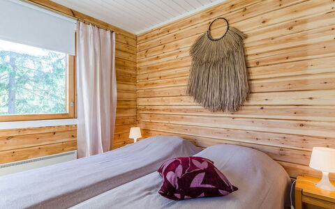 Koskenniska, Vaikon Loma 1: Træ, Sommerhus, Bejdse, Hårdttræ, Bjælkehytte, Planke, Loft, Naturmateriale, Tømmer, Garden Bygninger