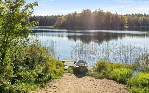 Jussinlahti, Vaikon Loma 6: Træ, Sommerhus, Sidespor, Bjælkehytte, Bejdse, Hårdttræ, Planke, Tømmer, Naturmateriale, Garden Bygninger