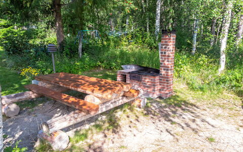 Pikkupuro: Træ, Sommerhus, Bjælkehytte, Skov, Skur, Garden Bygninger, Lærk, Woodland, Bejdse