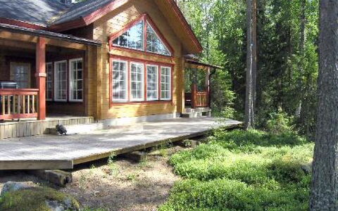 Puolukka: Træ, Sne, Sommerhus, Vinter, Tag, Hjem, Fryser, Bjælkehytte, Sidespor, Hældning