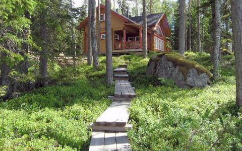 Puolukka: Træ, Sne, Sommerhus, Vinter, Tag, Hjem, Fryser, Bjælkehytte, Sidespor, Hældning
