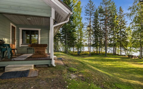 Heikinniemi: Træ, Sne, Sommerhus, Vinter, Tag, Hjem, Fryser, Bjælkehytte, Sidespor, Hældning