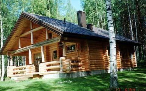 5816: Træ, Sommerhus, Tag, Bjælkehytte, Hårdttræ, Garden Bygninger, Lærk, Woodland, Sidespor