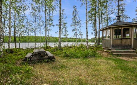 Aurinkoniemi: Træ, Sne, Vinter, Sommerhus, Fryser, Hjem, Bjælkehytte, Lærk, Sidespor