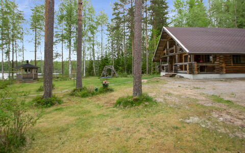 Aurinkoniemi: Træ, Sne, Vinter, Sommerhus, Fryser, Hjem, Bjælkehytte, Lærk, Sidespor