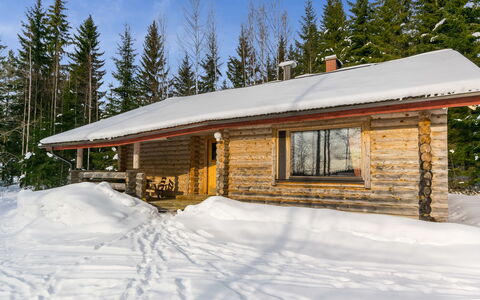 Hevonkuusi: Træ, Sommerhus, Sne, Vinter, Hus, Bjælkehytte, Tag, Fryser, Hjem, Lærk