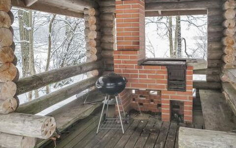 Hepolehto: Træ, Sommerhus, Bjælkehytte, Skov, Skur, Garden Bygninger, Lærk, Woodland, Bejdse