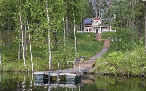 Villa Kukkula: Træ, Sne, Vinter, Sommerhus, Fryser, Hjem, Bjælkehytte, Lærk, Sidespor