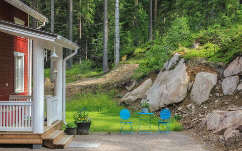 Villa Kukkula: Træ, Sne, Vinter, Sommerhus, Fryser, Hjem, Bjælkehytte, Lærk, Sidespor