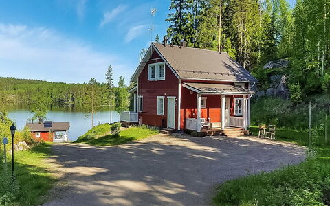 Villa Akuliina: Træ, Sne, Sommerhus, Vinter, Tag, Hjem, Fryser, Bjælkehytte, Sidespor, Hældning