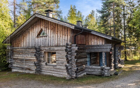 Vuokatinportti A7 Susiportti: Træ, Sne, Vinter, Sommerhus, Fryser, Hjem, Bjælkehytte, Lærk, Sidespor