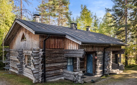Vuokatinportti A7 Susiportti: Træ, Sne, Vinter, Sommerhus, Fryser, Hjem, Bjælkehytte, Lærk, Sidespor