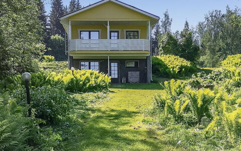 Villa-Lyydia: Træ, Sommerhus, Bjælkehytte, Skov, Skur, Garden Bygninger, Lærk, Woodland, Bejdse