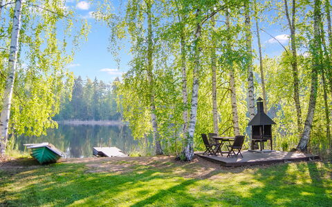 Kaisla: Træ, Sommerhus, Bjælkehytte, Skov, Skur, Garden Bygninger, Lærk, Woodland, Bejdse