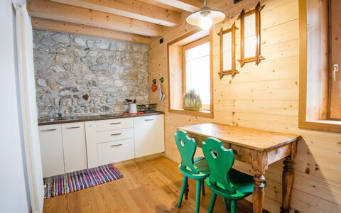 Feriebolig:&nbsp;Albergo Diffuso - Cjasa Ustin 100.5
