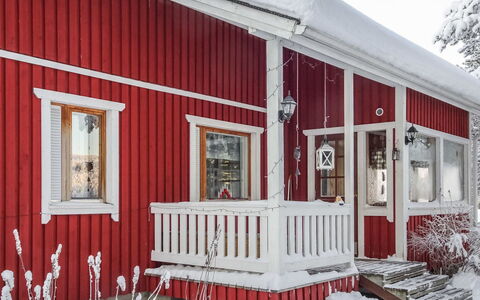 Villa Unari: Træ, Sne, Sommerhus, Vinter, Tag, Hjem, Fryser, Bjælkehytte, Sidespor, Hældning