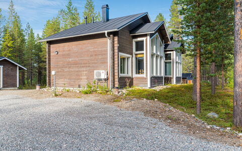 Levin Kaarna: Træ, Sommerhus, Bjælkehytte, Skov, Skur, Garden Bygninger, Lærk, Woodland, Bejdse