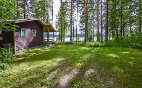 Leppäranta: Sommerhus, Land Lot, Woodland, Skov, Garden Bygninger, Bjælkehytte, Skur, Gård, Landscaping