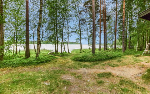 Mäntyranta: Træ, Sommerhus, Bjælkehytte, Skov, Skur, Garden Bygninger, Lærk, Woodland, Bejdse