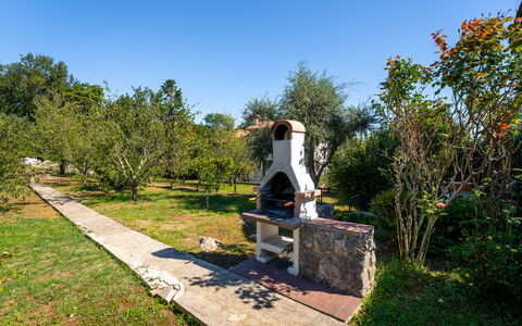 Opatija Ika 106: Busk, Have, Lawn, Landscaping, Skygge, Gård, Backyard, Parkere