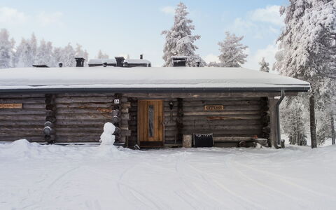 Rukakämmekkä: Sne, Træ, Vinter, Sommerhus, Hus, Tag, Hjem, Fryser, Bjælkehytte, Kvist