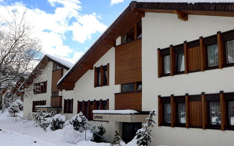 Primula Apt. B: Sne, Ejendom, Hus, Hjem, Vinter, Bygning, Boligområde, Ejendom, Arkitektur, Kvarter