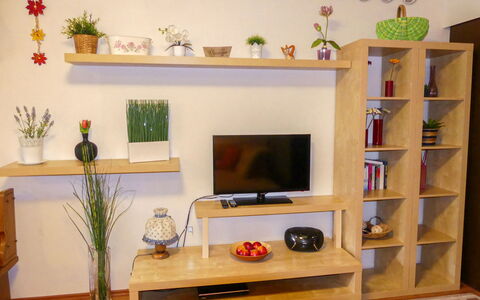 Walter: Ejendom, Møbel, Plante, Stueplante, Hylde, Reoler, Orange, Træ, Indretning, Computer Desk
