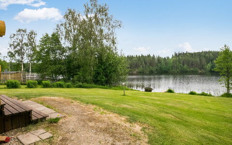 Ahvenranta: Træ, Bank, Hus, Sommerhus, Sø, Dam, Skov, Bjælkehytte