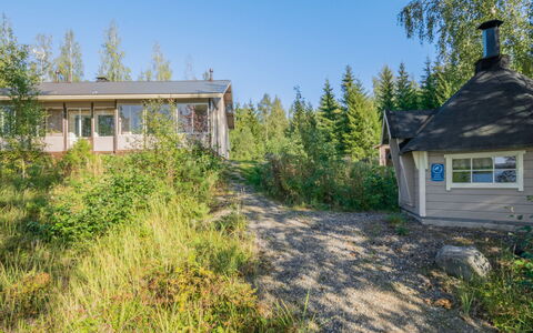 Kärkiniemi: Træ, Vinter, Sne, Hjem, Sommerhus, Fryser, Sidespor, Bjælkehytte, Is