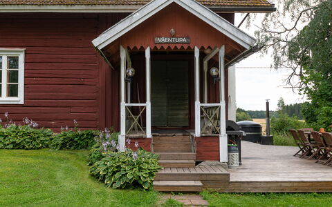 Virtaan Väentupa: Træ, Vinter, Sne, Hjem, Sommerhus, Fryser, Sidespor, Bjælkehytte, Is