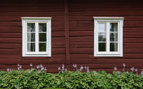 Virtaan Väentupa: Træ, Vinter, Sne, Hjem, Sommerhus, Fryser, Sidespor, Bjælkehytte, Is