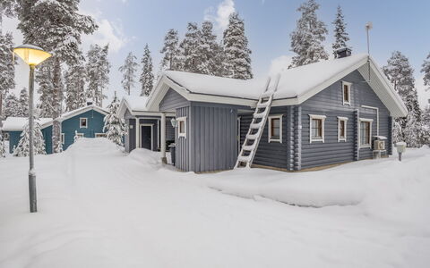 Kaukonraitti 4 C 2: Sne, Vinter, Hjem, Hus, Sommerhus, Tag, Fryser, Sidespor, Hældning, Frost