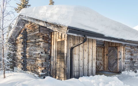 Nousujohde C1: Sne, Træ, Vinter, Sommerhus, Hus, Tag, Hjem, Fryser, Bjælkehytte, Kvist
