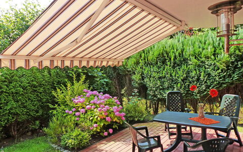 Norddeich 764: Backyard, Ejendom, Have, Gård, Gårdhave, Ejendom, Pergola, Træ, Plante, Landscaping