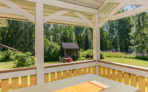 Rauhalinna: Sommerhus, Hus, Hjem, Garden Bygninger, Sidespor, Bjælkehytte, Stuehus, Estate, Skur, Gård