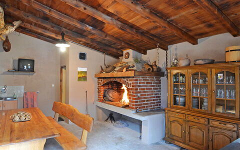 Novigrad (Zadar) 112: Møbel, Bygning, Bord, Træ, Belysning, Hus, Hearth, Indretning, Bjælke, Stue
