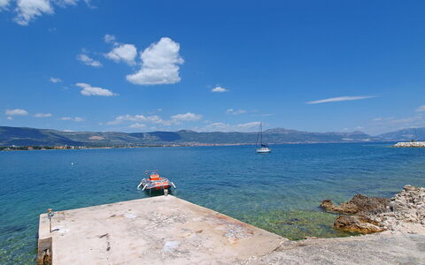 Trogir Arbanija 100: Himmel, Krop Af Vand, Hav, Blå, Vand, Ocean, Horisont, Sky, Kyst, Azure