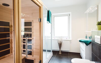 Feriebolig:&nbsp;Für Bis zu 4 Personen mit Ir-Sauna 100.29